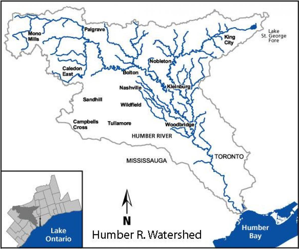 מפה של הנהר Humber