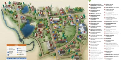 מפה של Black Creek Pioneer Village