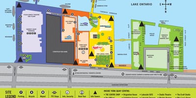 מפה של Harbourfront Centre