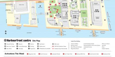 מפה של Harbourfront centre חניה