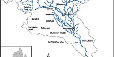 מפה של הנהר Humber