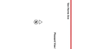 מפה של TTC 10 ואן הורן מסלול האוטובוס טורונטו