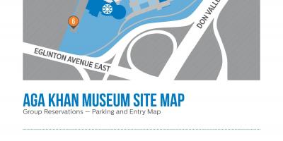 מפה של אגא חאן המוזיאון