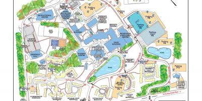 מפה של אוניברסיטת טורונטו Mississauga חניה