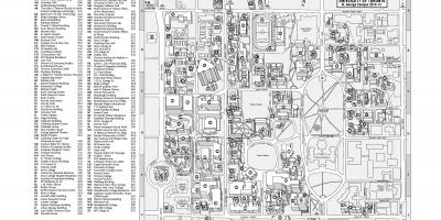 מפה של אוניברסיטת טורונטו סנט ג ' ורג ' הקמפוס