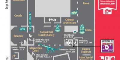 המפה של המוזיאון המלכותי של אונטריו רמה 1