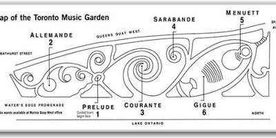מפה של טורונטו מוזיקה גן
