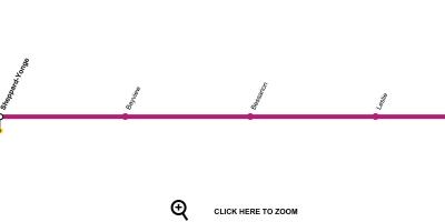 מפה של טורונטו רכבת תחתית קו 4 שפרד