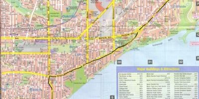 מפה של קינגסטון הכביש Ontarion